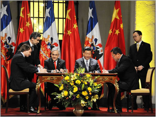 習近平副主席參加簽約儀式